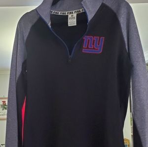 Pink Victoria secret long sleeve ny giants